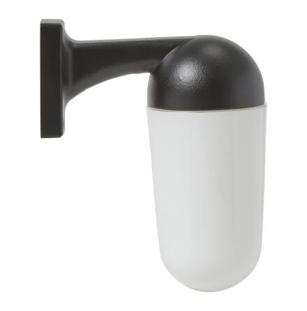 Halvglob 3gr L18 Rak Svart Stallglas Opal