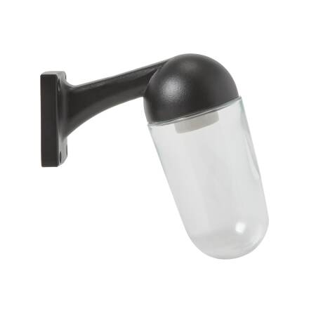 Halvglob L18 15gr Rak Svart Stallglas Klar